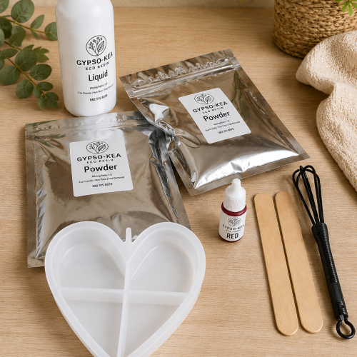 Gypso-Kea Eco Resin casting kit - heart